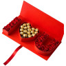 Композиция «CHOKOLOVE» в подарочной коробке c розами и конфетами